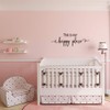 This is Our Happy Place - Carved Letters Sweet Words