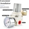 TAILONZ PNEUMATIC Air-Compressor Accessories 1/4 Inch BSP Pressure Regulator for