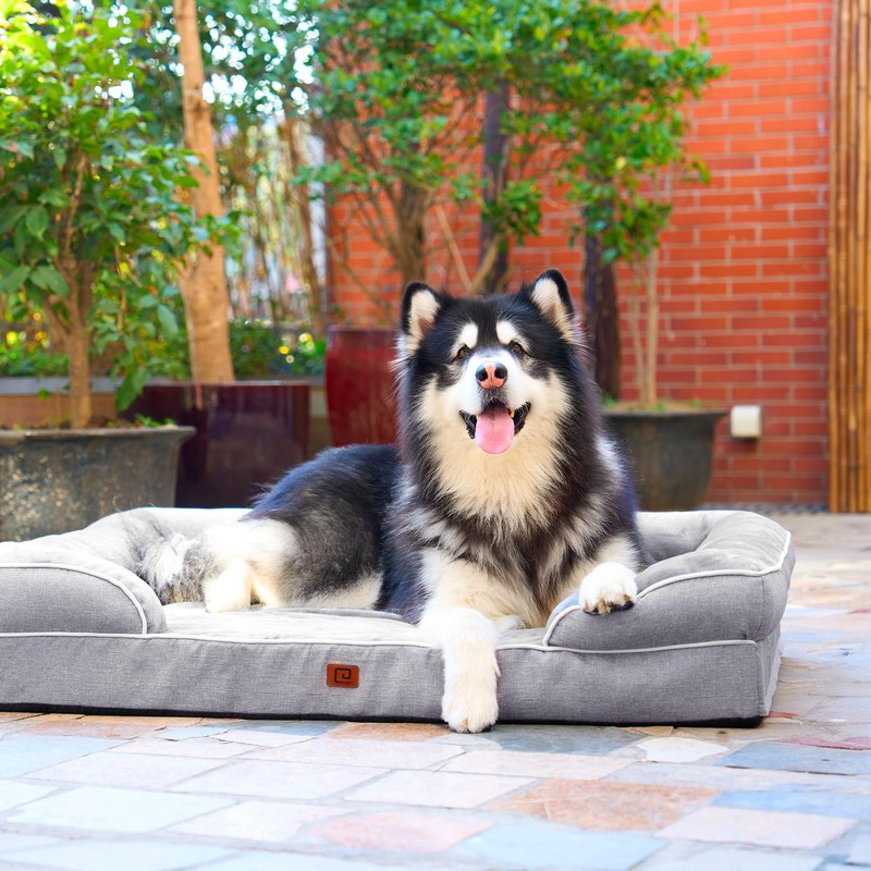 EHEYCIGA Orthopedic Dog Beds Large Sized Dog, Waterproof Memory Foam