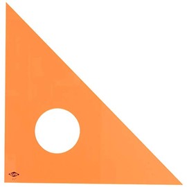 Alvin 131F-10 10 inch Fluorescent Professional Acrylic Triangle 45/90