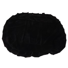 Piano Bench Cover Gold Velvet Non Slip Anti Pilling Soft Piano Bench Cushion Cover Black