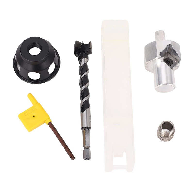 Straight Hole Drilling Positioner, 20mm Drill Press Guides Jig, Aluminium
