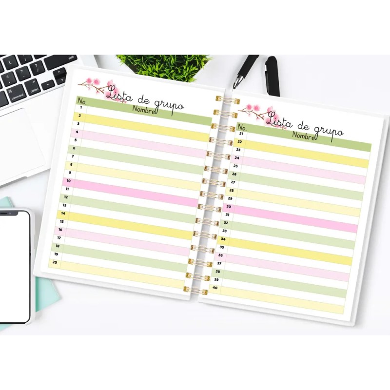 Agenda Escolar Para Maestra / Docente Mulan