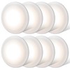 RVsmattly 8 Pack DC12V RV Interior Lights,4.5in Led Puck Light,Surface