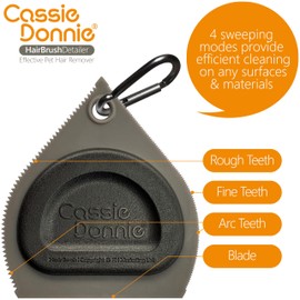 Mini Pet Hair Detailer, Pet Hair Remover for Carpet Couch Bedding Sofa, Car Interior Auto Detailing Supplies, Dog Cat Fur Reusable Brush for Furniture