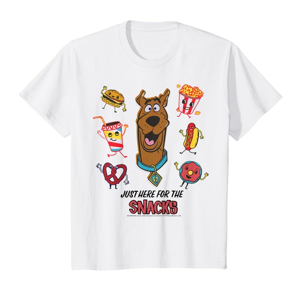 Kids Scooby-Doo Just Here For The Snacks T-Shirt
