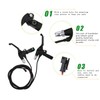 1Pair Electric Bicycle Scooter EBike Conversion Accessory Electronic Brake Lever