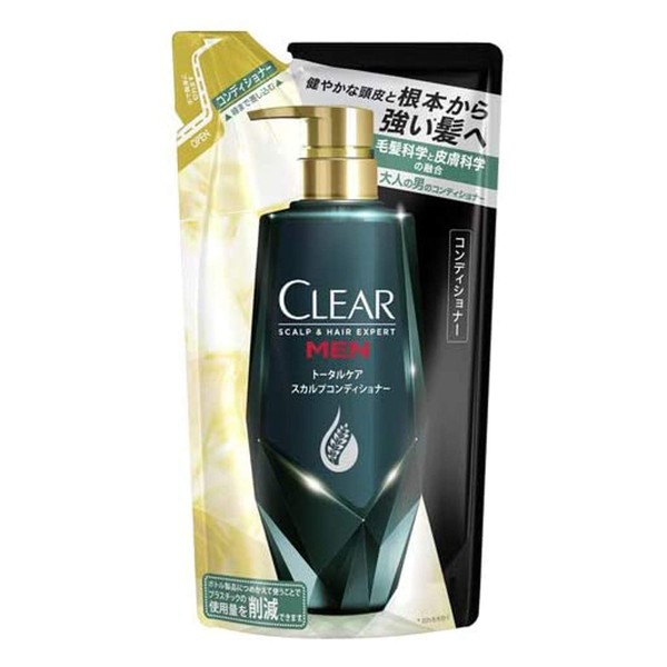 CLEAR For Men Total Care Scalp Conditioner Refill, 9.5 oz