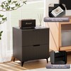 Royal Windsor Fluted Nightstand Set of 2 with 2 Drawers,