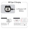 Claymore Capon 120H (Tan) - LED Rechargeable Clip-On Cap Headlamp,
