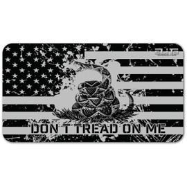 Elite Outdoors MFG | Gadsden Flag Gun Cleaning Mat | Don't Tread On Me Design | Grunge American Flag | Black & Grey | Made in The USA | Size 12x22 inches