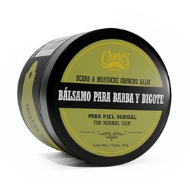 Charles - Blsamo de Crecimiento Para Barba y Bigote, Adicionado con Extracto de Microalga Marina 113g, Rpida Absorcin y Fcil Distribucin - Sin...     