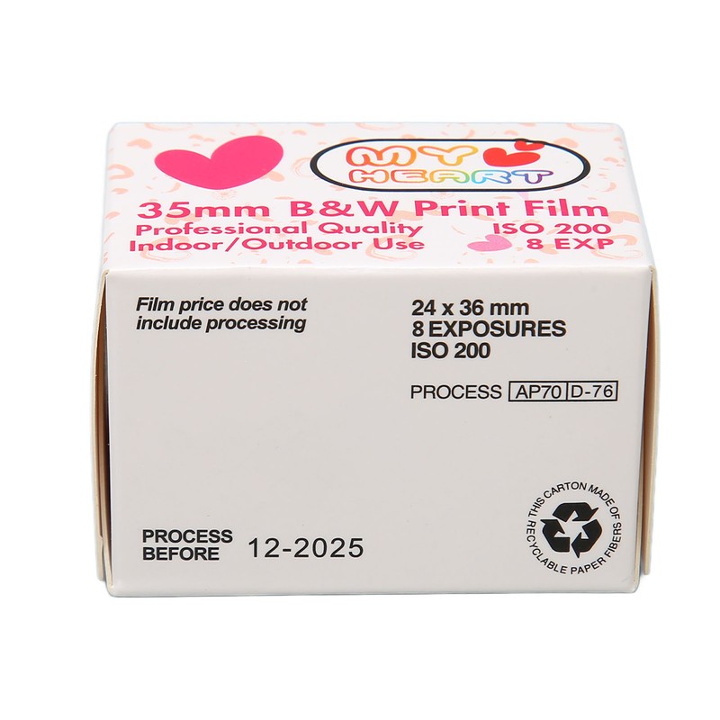35mm Black and White Print Film ISO 200 HD Camera
