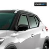 CLIM ART in-Channel Incredibly Durable Rain Guards for Nissan Kicks