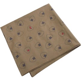 Ijinsha 47134 Gyutto Rice Ball Lunch Cloth, Brown