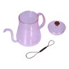 Coffee Kettle Glass Coffee Pot 600ML Coffee Drip Kettle Long