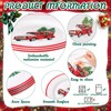 Rtteri 4 Pcs Christmas Melamine Plates 10 Inch Christmas Truck
