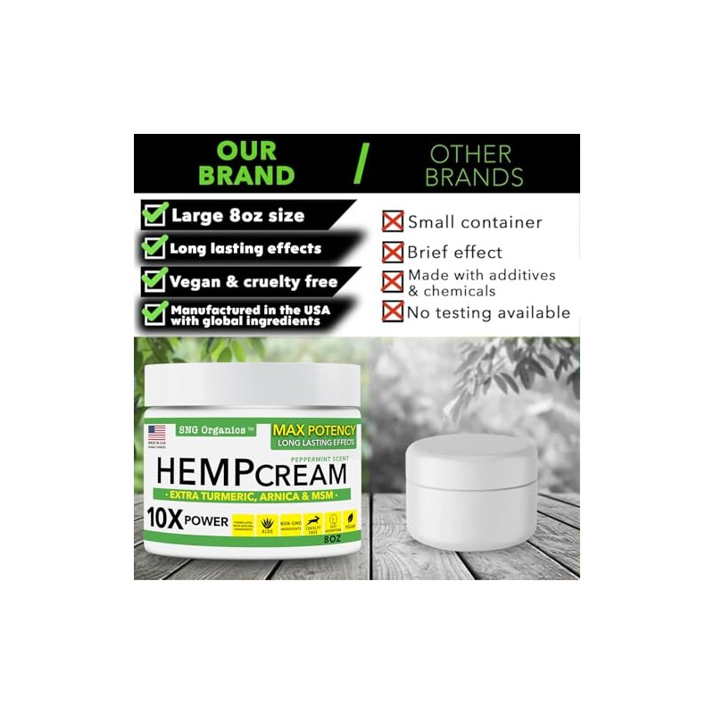 ​​Super Natural Goods Hemp Cream with Hemp Oil, Turmeric, Arnica