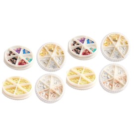 Minkissy Alloy Butterfly Manicure Stickers Finished Nail Art Decor for Women Easy Application for Nails and Crafts for