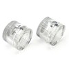 5 Pcs 5g/5ml Premium Acrylic Clear Round Jars Refillable Cosmetic