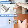 CVIUYO 10 Pcs 35mm Soft Close Kitchen Cabinet Hinges, Concealed