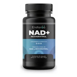 Suplemento Nutricional NAD+ y Resveratrol ENDAROO 500 mg x 60 Cápsulas