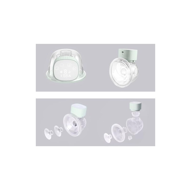 KikkaBoo NOA Electric Breast Pump, Hands-Free Breast Pump, Portable Breast