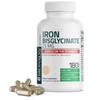 Bronson Iron Bisglycinate 25 mg Gentle on The Stomach, Supports