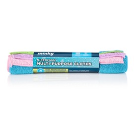 Minky Microfibre Multi-Purpose Cloths, Pack of 4