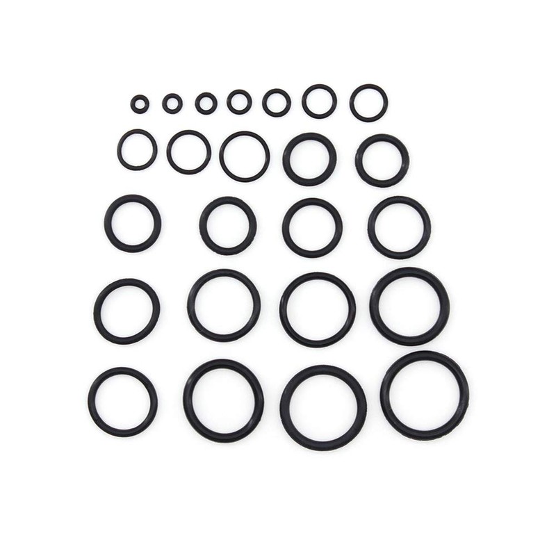 Yuhtech O-Rings Nitrile Rubber, 740 Pcs 24 Sizes Rubber O-Ring