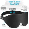Sleep Mask Sleeping Blindfold, Light Blocking 3D Design Blackout Eye