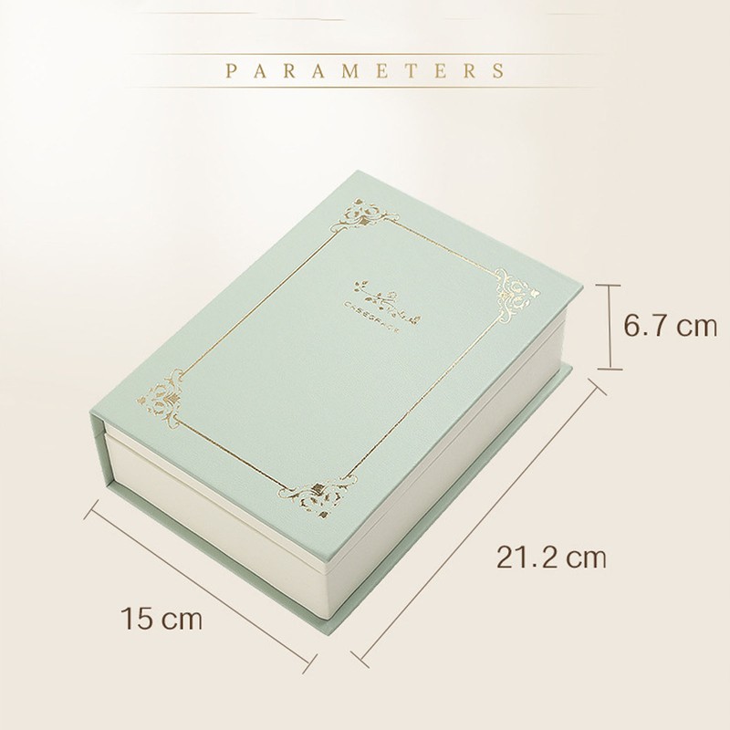 Jewelry Box Magnetic Closure Double Sided Large Capacity Decorative PU