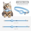 GPS Cat Tracker Compatible with Find My App(iOS Only), No