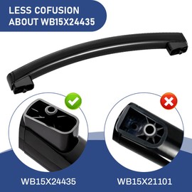 XIIW Upgraded WB15X24435 Microwave Oven Door Handle Compatible with General Electric GE Hotpoint Microwave