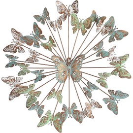 XAONIEN Large Metal Butterfly Wall Art Decor for Outdoor Indoor