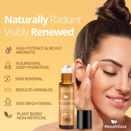MenstrEaze Frankincense and Castor Essential Oil Roll On, 100% Pure and Natural Castor Oil
