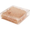 Pioneer Plastics 091C Clear Square Plastic Container, 4.3125" W x