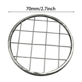 6PCS Mason Jar Frog Lid Square Mason Jar Botanical Grid Metal Mason Flower Jar Lid for Vase Decorative Accessories (Silver)