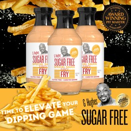 G Hughes Sugar Free Fancy Fry Special Sauce - Sugar Free Burger Sauce, Fry Sauce for French Fries, Gluten Free Secret Sauce, Dipping Sauces, Gluten Free Sauces - 16 Oz (3-Pack)
