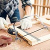 NUOBESTY 1 Set Coping Saw for Woodworking, Wooden Handle Hand