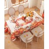 Honellaty Fall Tablecloth for Rectangle Tables, 60 x 84 Inch