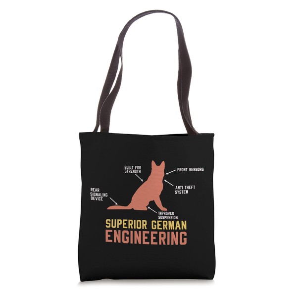 Superior German Engineering For German Shepherd Lover Tote Bag