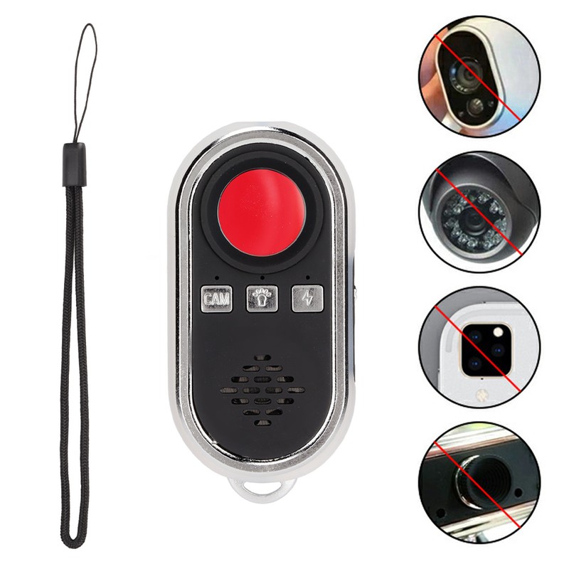 Camera Detector Vibration Alarm Prevent Theft Portable LED Mini Camera
