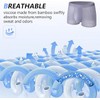 Boxhero [2025 Upgrade] Bamboo Boxer Briefs- Breathable Mens Underwear, Built-in