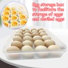 Jgalnim 3Pack Egg Trays,Deviled Egg Containers with Lid,Egg Container Carrier,Refrigerator