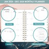 2026 Planner - 2026 Planner Weekly and Monthly Spiral Bound,