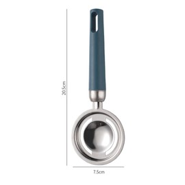 Egg Separator, Egg Yolk Separator, Stainless Steel, Egg Yolk Separator, Protein Separator with Handles, Suitable for Kitchen, Home, Hotel, Restaurant (Green)