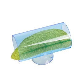 Rislobx Betta Fish Acrylic Tube Tunnel, Fish Toys Hole Hollow Betta fish Cave Tank Accessories Observation Decoration (Blue)