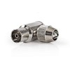 electrosmart Angled TV Aerial Coaxial Plugs - Set comprises of