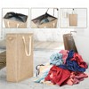 Odonata Slim Laundry Hamper Handles Collapsible Laundry Basket Thin Dirty